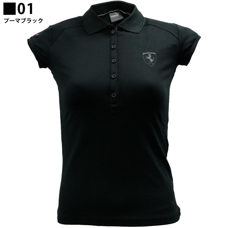 プーマ レディース トップス Puma フェラーリ Ls Ss ポロシャツ 半袖 春 夏 黒 無地 赤 シンプル ブランド フェラーリ モータースポーツ ウェア 車 Puma Birigo 通販 Yahoo ショッピング