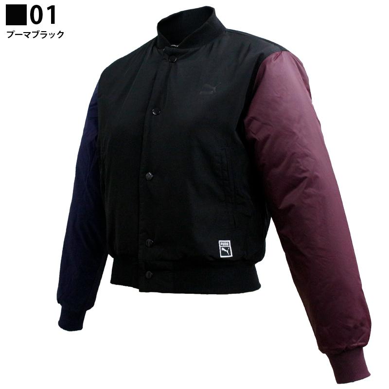 プーマ レディース トップス Puma Striped Bomber Jacket ブランド スポーツ バスケ ブルゾン Ma 1 フライト ジャンパー カジュアル シンプル Puma Birigo 通販 Yahoo ショッピング