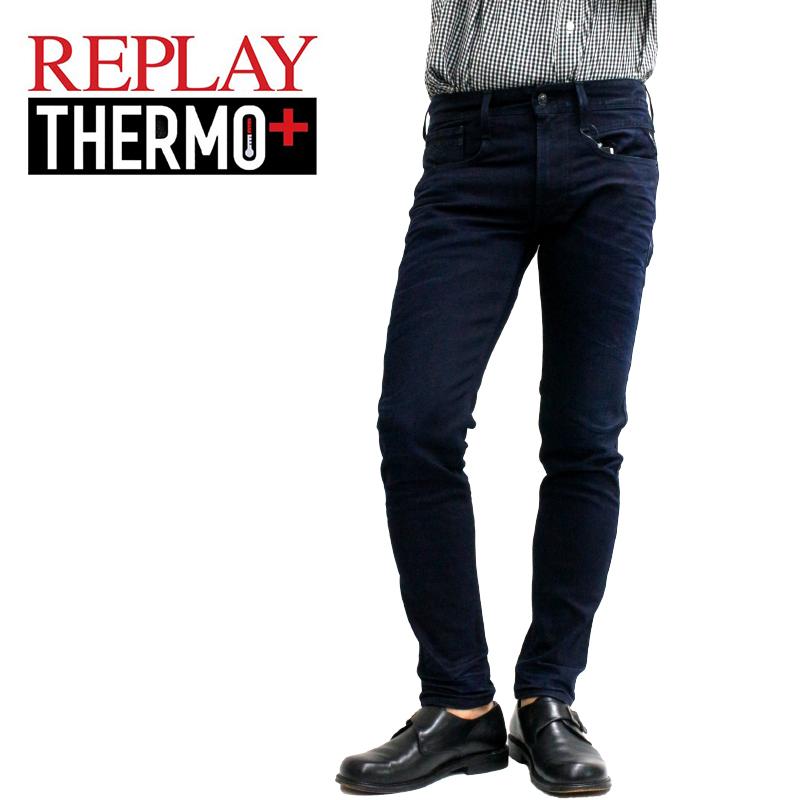 数量は多 リプレイ メンズ ボトムス ジーンズ Replay Mb840 Anbass Thermo サーモ 秋 春 冬 あたたかい あったか 防寒 保温 ストレッチ デニム ロングパンツ お客様満足度no 1 Www Skylanceronline Com