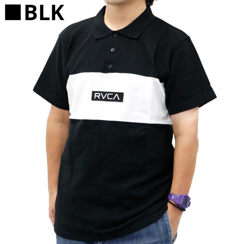 ルーカ メンズ トップス RVCA BA041170 BOX RVCA POLO SHIRT | 半袖 ポロシャツ 鹿の子 カノコ 3つボタン 刺繍 ドライ カジュアル ブラック ホワイト｜birigo｜05