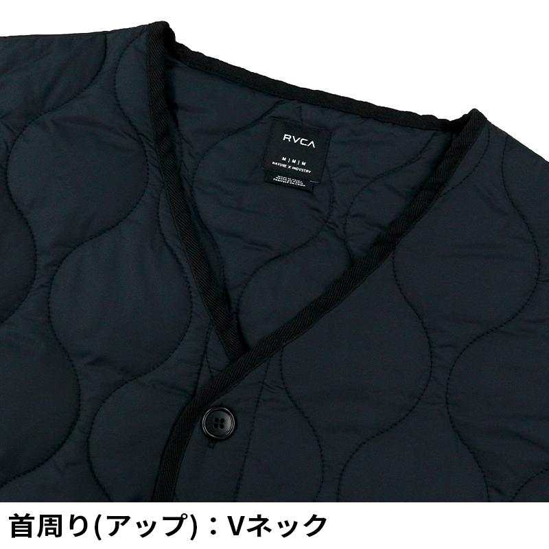 ルーカ メンズ アウター RVCA BA042764 LINNING QUILTING JACKET | キルティングコート キルティングライナー ミリタリー カーキ アメカジ ブランド｜birigo｜16