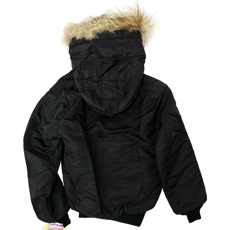 スピワック メンズ カジュアル N-2B フライトジャケット SPIEWAK 1N2BFCO ミリタリー アウター アメリカ製 米国 コヨーテ リアルファー 別注アイテム 特別 スピワック 2B SPIEWAK 1N2BFCO