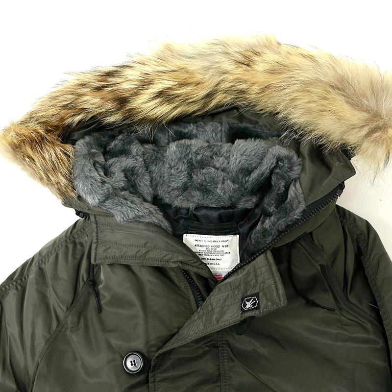 スピワック メンズ カジュアル N-2B フライトジャケット SPIEWAK 1N2BFCO ミリタリー アウター アメリカ製 米国 コヨーテ リアルファー 別注アイテム 特別 スピワック 2B SPIEWAK 1N2BFCO