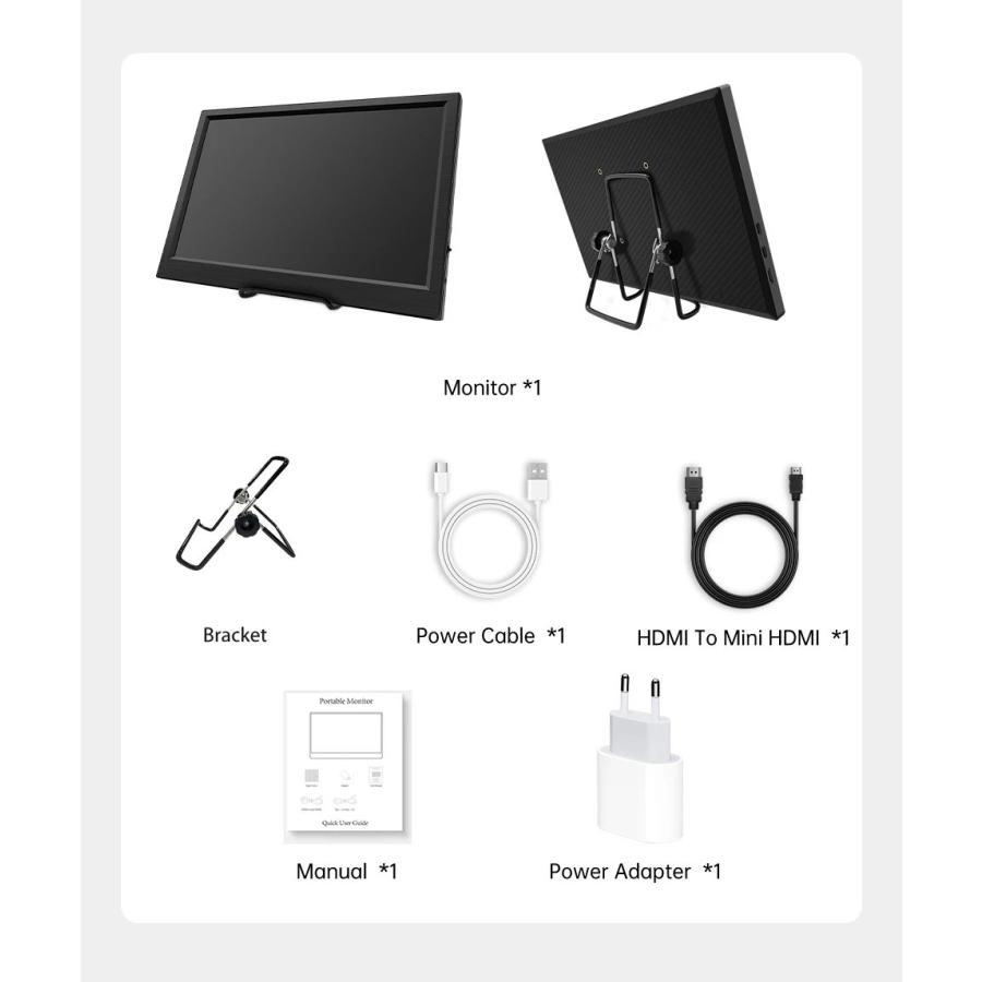 11.6インチ ポータブルモニター HDMI対応 ノートPC セカンドスクリーン