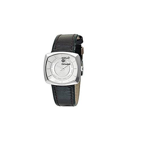 定番の冬ギフト Ladies Replay Silver 並行輸入品 Watch Strap Leather Brown Dial Sunray 腕時計