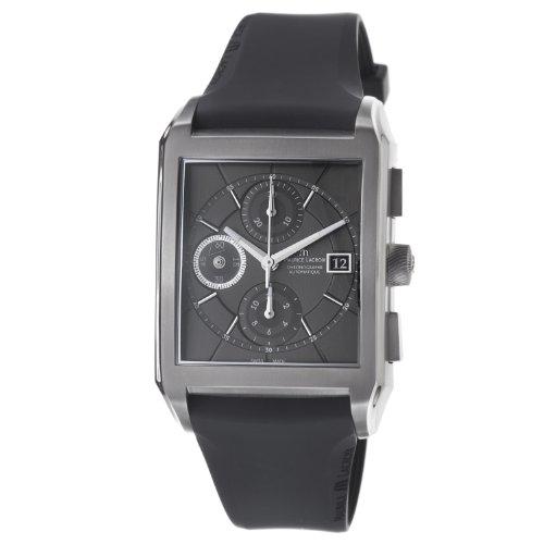 最高の品質 Maurice Lacroix Men's PT6197-TT003331 Pontos Grey Chronograph Dial Watch 並行輸入品 腕時計
