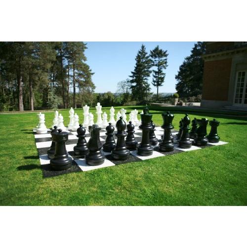 激安超安値 Uber Games 並行輸入品 King 60cm - Plastic - White and Black - Pieces Chess Giant ボードゲーム