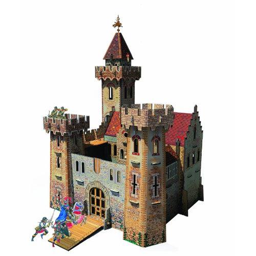【正規品】 Keranova 並行輸入品 Color Multi cm, 24 x 45 x 26 Puzzle, 3D Castle Knight's Town Medieval Paper Clever 207 ジグソーパズル