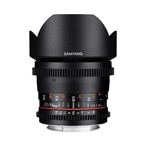 【30％OFF】 Samyang 10 並行輸入品 Nikon for Lens VDSLR CS NCS AS T3.1 and mm 交換レンズ