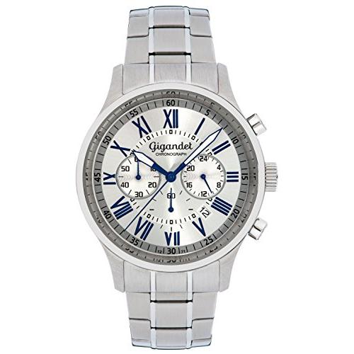 【良好品】 Gigandet Men's Quartz Watch Vernissage Chronograph Analog Stainless Steel Silver G47-005 並行輸入品 腕時計