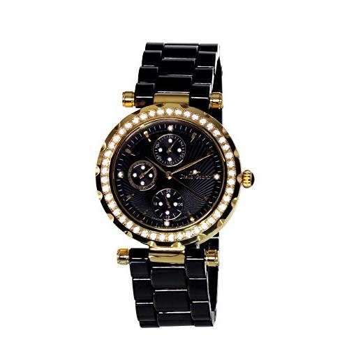 【50％OFF】 Swarovski - Diamonds - Bracelet Ceramic Black - Quartz Analog - Dial Watch Black - Watch -Women's STM15R8 Maris Stella Elements 並 Classy - Stylish - 腕時計