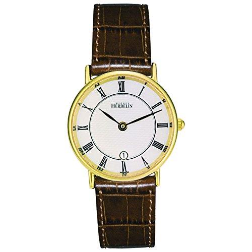 Michel Herbelin Classic Women's Watch brown/gold/silver 16845/P08GO 並行輸入品