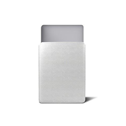 Lucrin - Case for MacBook - White - Granulated Leather 並行輸入品