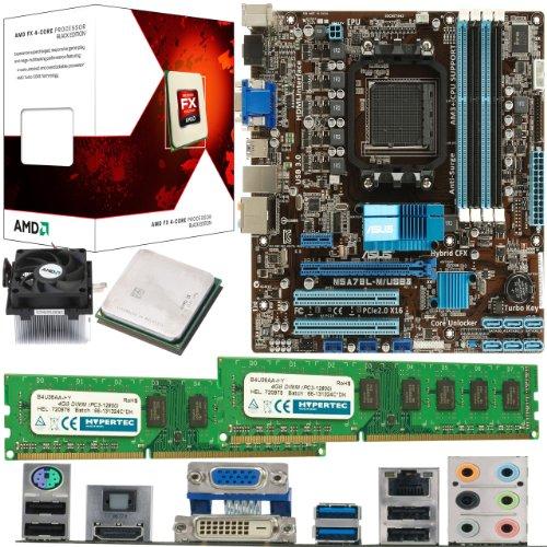 新品入荷 AMD Vishera FX-4300 Quad Core 3.8Ghz, ASUS M5A78L-M USB3 Motherboard & 8GB 1600Mhz DDR3 RAM Pre-Built Bundle 並行輸入品 マザーボード