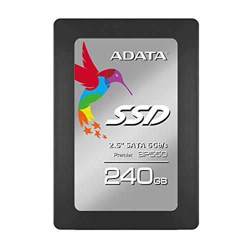 ADATA Premier SP550 240GB 2.5 Inch SATA III Superior Read & Write up to560MB/s & 510MB/s Solid State Drive (ASP550SS3-240GM-C) 並行輸入品