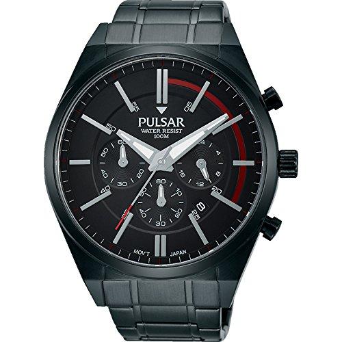 【返品交換不可】 Men's PH3705X1 Pulsar Chronograph 並行輸入品 Bracelet Steel Stainless with Watch 腕時計