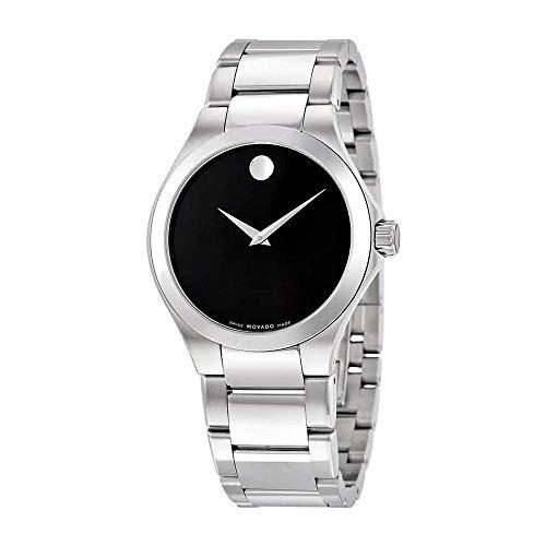 【超目玉】 Movado Defio 並行輸入品 0606333 Watch Quartz Mens Steel Stainless Dial Black 腕時計