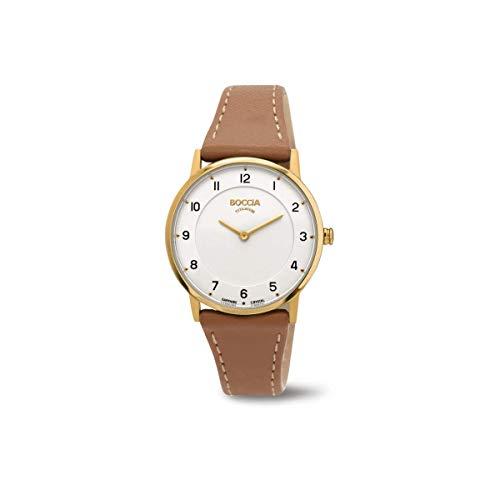 代引き人気  Boccia Women's Analogue Quartz Watch 3254-02 並行輸入品 腕時計