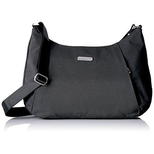 Baggallini Slim Crossbody Hobo， Charcoal 並行輸入品