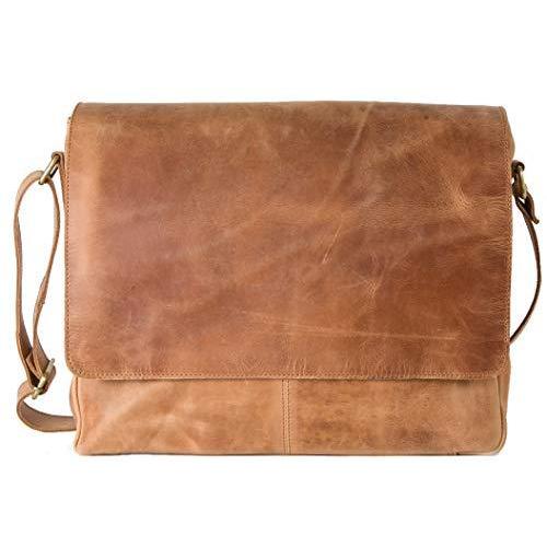 人気のファッションブランド！ Handmade - Briefcase Leather Premium (M) Bag Shoulder - Berlin HOLZRICHTER Messenger 並行輸入品 Brown Camel - Bag Laptop 13" & Bag ショルダーバッグ