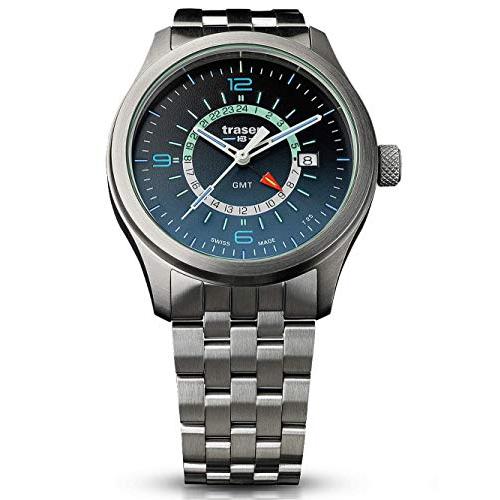 traser H3 Blue P59 Aurora GMT Watch | Steel Strap 並行輸入品