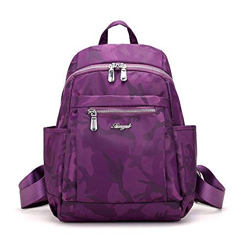 【当店限定販売】 Backpack Double Camouflage Nylon Backpack Small Student Travel Casual Ivystore For 並行輸入品 Purple) (Camouflage Girl リュックサック、デイパック 【当店限定販売】 Backpack Double Camouflage Nylon Backpack Small Student Travel Casual Ivystore For 並行輸入品 Purple) (Camouflage Girl リュックサック、デイパック