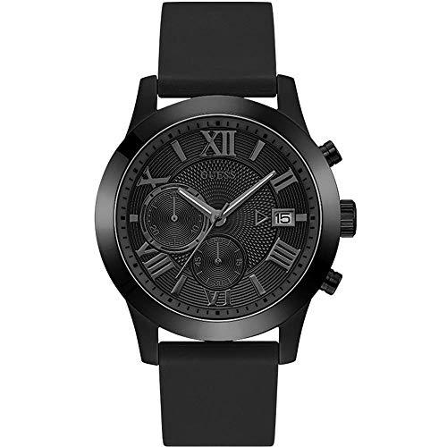  Guess Classic Chronograph Quartz Black Dial Men's Watch W1055G1 並行輸入品