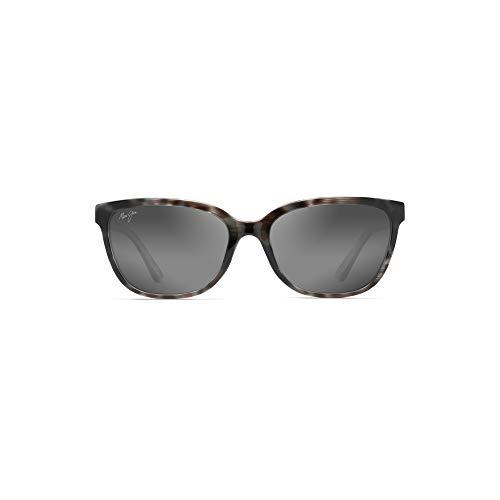 【名入れ無料】 Grey (GS758-11S) Sunglasses Honi Jim Maui Tortoise 並行輸入品 54-18-140 Stripe サングラス