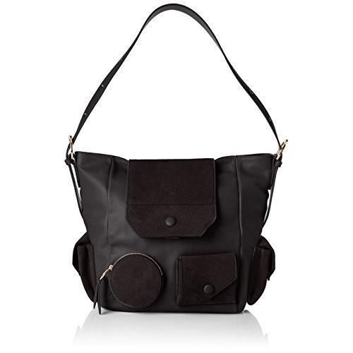 【１着でも送料無料】 Shoulder Hobom-capoes Women's Berlin Liebeskind Bag, 並行輸入品 size One Size: Black cm 37 x 27 x 21 ハンドバッグ