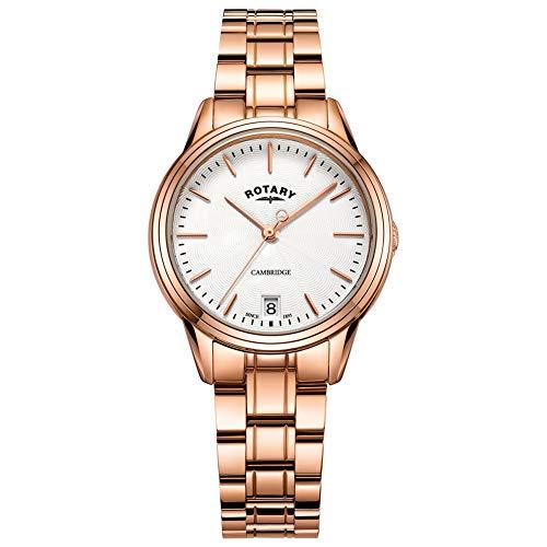 【高価値】 Rotary Womens Cambridge Rose Gold Tone Bracelet LB05262/06 並行輸入品 腕時計