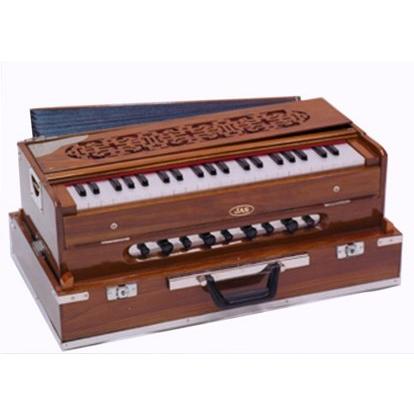 【おすすめ】 Teak Harmonium JAS Wood 並行輸入品 Portable Coupler Fix Reeds English JAS of Sets 3 キーボード