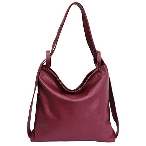 多様な 2 backpack handbag women's bag, leather Italian in 並行輸入品 (bordeaux) GL019 bag handbag ladies bag shoulder Daypack backpack women's 1 ハンドバッグ