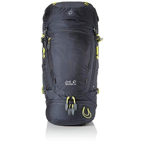 『2年保証』 Ebony, - Backpack Hiking Pack 34 Orbit Adult Unisex Wolfskin Jack One 並行輸入品 Size リュックサック、デイパック