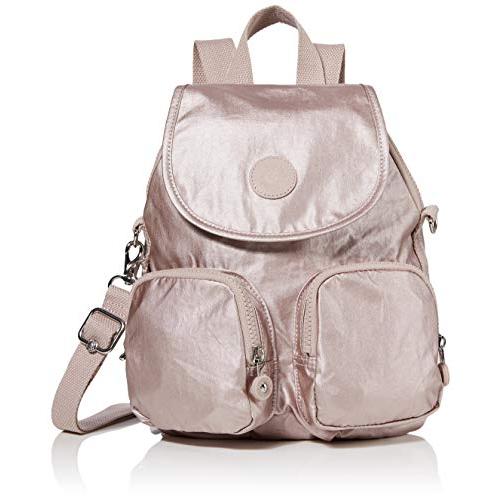 ベストセラー Women's Up Firefly Kipling Backpack 並行輸入品 Rose) (Metallic Pink Pink cm 14 x 31 x 22 リュックサック、デイパック