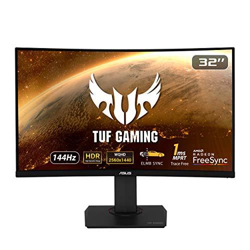 【海外 正規品】 x (2560 WQHD Inch 32 ? Monitor Gaming HDR Curved VG32VQ Gaming TUF ASUS 1440), (M 1ms FreeSync, Adaptive-Sync, Sync, Blur Motion Low Extreme Hz, 144 ディスプレイ、モニター 【海外 正規品】 x (2560 WQHD Inch 32 ? Monitor Gaming HDR Curved VG32VQ Gaming TUF ASUS 1440), (M 1ms FreeSync, Adaptive-Sync, Sync, Blur Motion Low Extreme Hz, 144 ディスプレイ、モニター