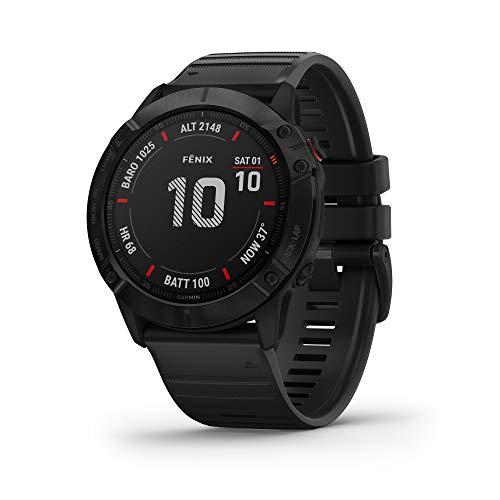 SALE／82%OFF】 バーミンガム エクスプレスGarmin f〓nix 6X Pro, Ultimate Multisport Features Mapping, Music, Grade-Adjusted Pace Monitoring and Pulse Sensors, Black with Ba seiyu-joshi.com