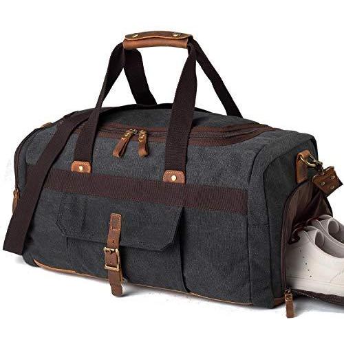 スペシャルオファ Pocket Shoe Bag Duffel Overnight Weekender for 並行輸入品 0.6cm) White Teal (Stripe Bag On Carry Tote Travel Weekend Men Women ボストンバッグ