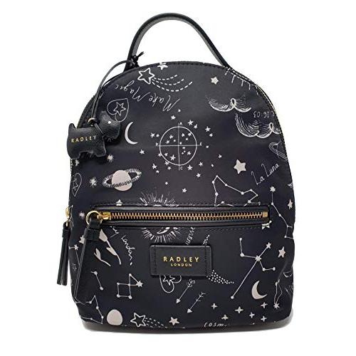 色々な Backpack/Rucksack Around Zip Small Love' 'Cosmic Radley in 並行輸入品 Polyester Black リュックサック、デイパック