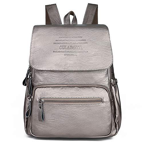 【おしゃれ】 Women Backpack Travel Bag Leather 並行輸入 Backpack Waterproof Daypack Casual Capacity Large Designer Luxury Bagpack Ladies Quality High Backpacks リュックサック、デイパック