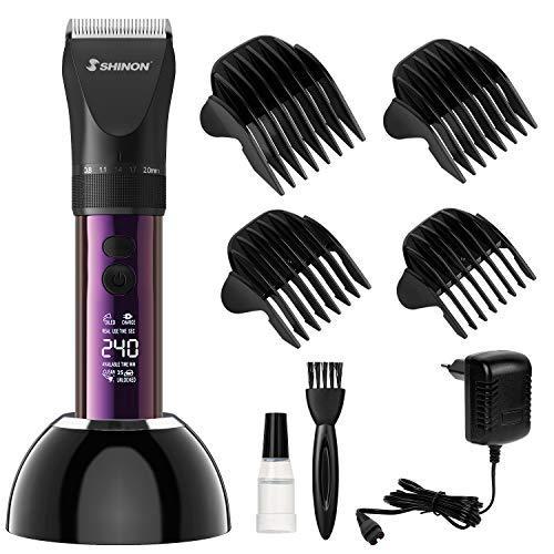 Slopehill Professional Hair Clipper Cordless Clippers Hair Trimmer Beard Shaver Detail Trimmer Kit for Men and Family Use Waterproof 並行 電気バリカン