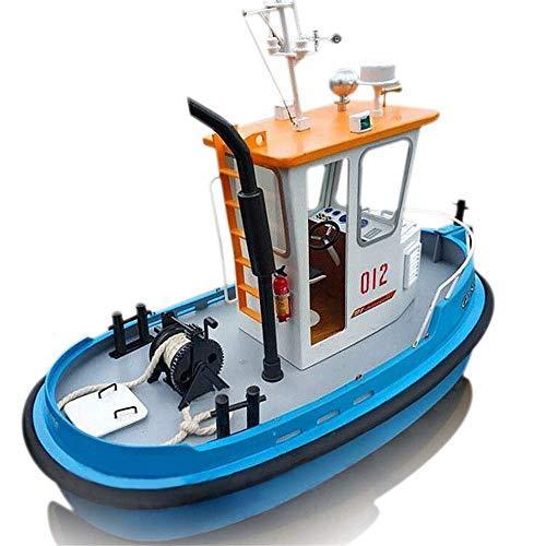 当店在庫してます！ Drohneks 1:18 Children For Gift Birthday Christmas Kit Tools DIY Nautical Simulation Boat Rescue Boat Egg Boat Q ABS Rescue Tugboat RC Mini 乗り物、ミニチュア