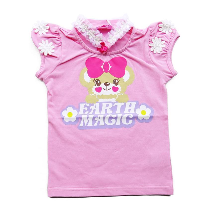 50%OFF セール  アースマジック EARTHMAGIC  フラワーレース チョーカー付き Tシャツ  正規品 2022 春夏｜birthday-online｜07