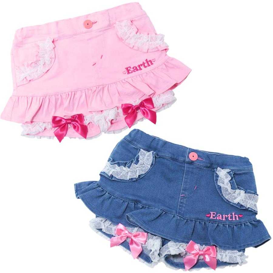 50%OFF セール アースマジック EARTHMAGIC スカートオンパンツ 正規品  