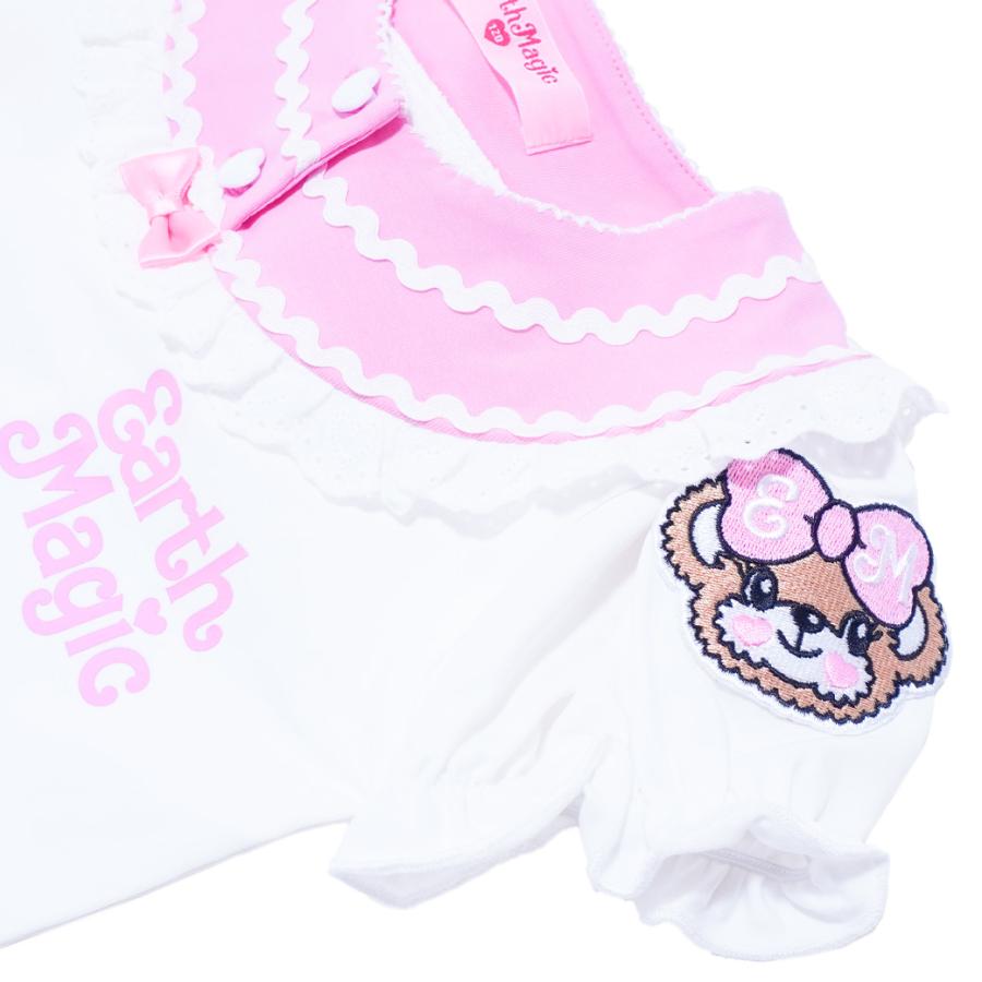 アースマジック EARTHMAGIC ベア天 バイカラー ヨーク Tシャツ tシャツ キッズ 女の子 子供服 半袖 トップス｜birthday-online｜11