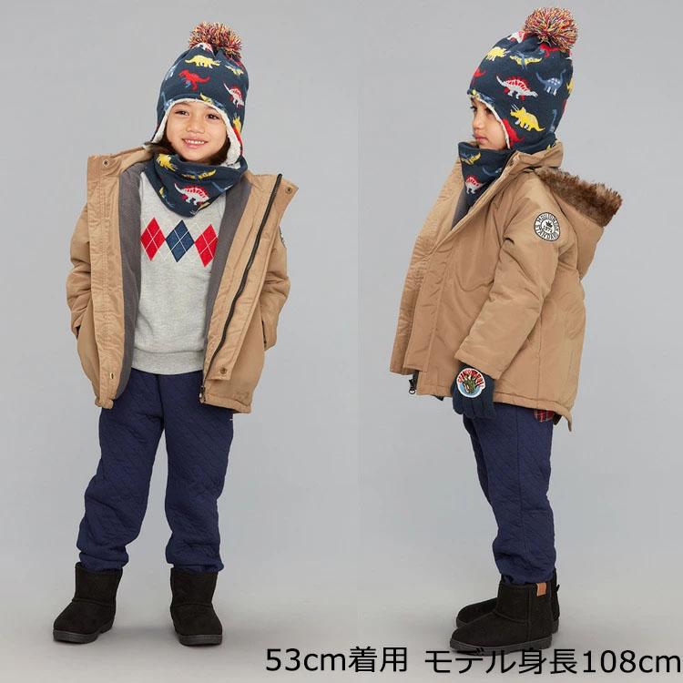 10%OFF セール ニット帽 男の子 子供 恐竜 キッズフォーレ Kids