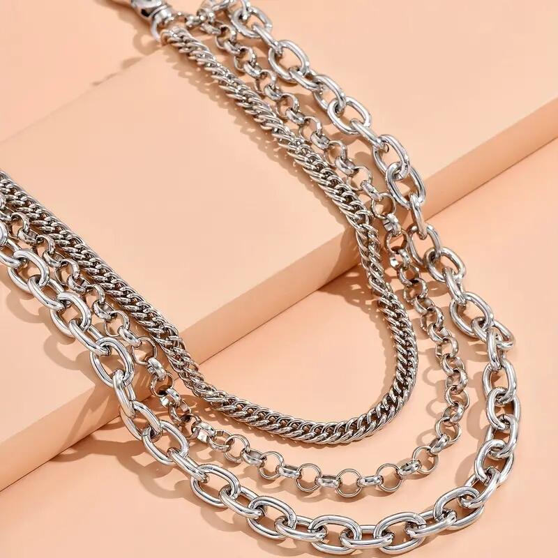 3連 ウォレットチェーン 016 ストリート ダンス HIPHOP B系 ヤクザ