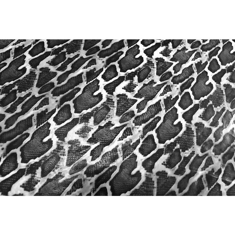 ポイント10倍 dj-018白 蛇柄切替長袖セットアップジャージ 上下 総柄