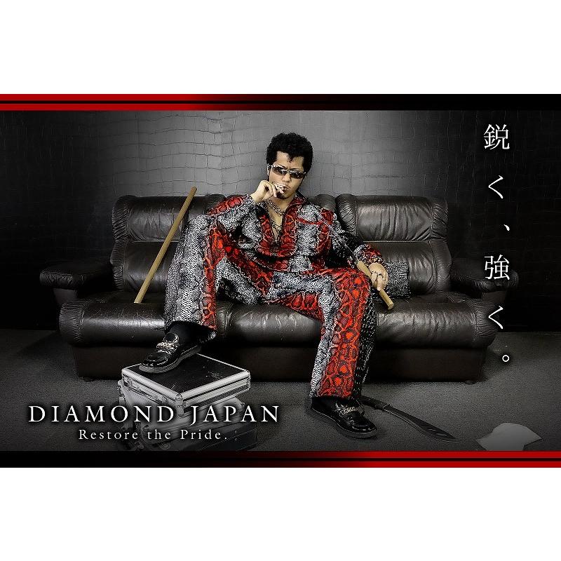 ポイント10倍 Dj 021赤 蛇柄切替長袖セットアップジャージ 上下 服 総柄 パイソンヘビクロコワニ 悪羅悪羅系 オラオラ系 派手 ヤクザ ブランド 超ポイントバック祭