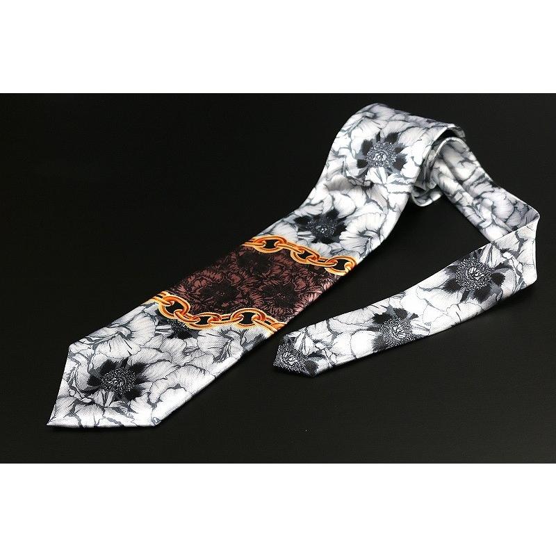 白 牡丹×チェーン切替 □ ネクタイ □ヤクザ ヤンキー オラオラ系 悪羅