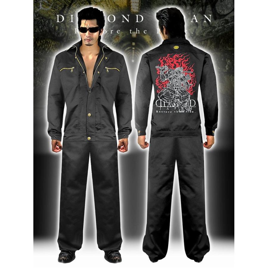 オラオラ専用不備‼️ ジャケット単品購入用】 上下別売り 長袖 作業着 不動明王刺繍